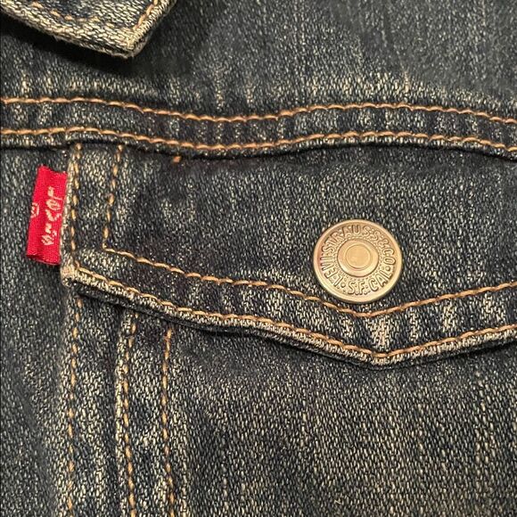 Levi's Kids Dark Blue Denim Jacket - Picture 5 of 5